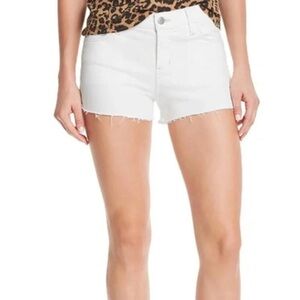 J BRAND WHITE DENIM SHORTS